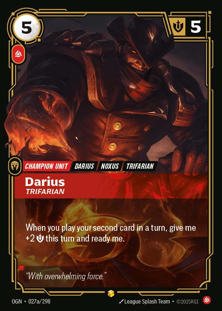Darius, Trifarian