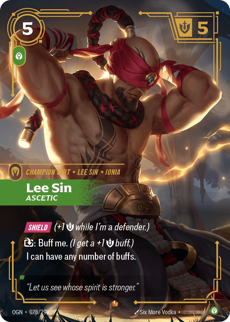 Lee Sin, Ascetic