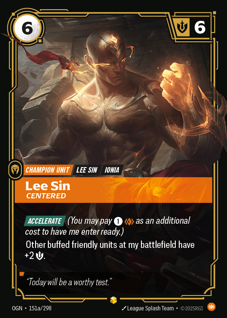 Lee Sin, Centered
