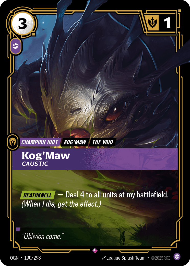 Kog'Maw, Caustic