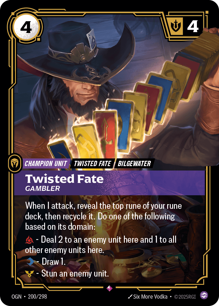 Twisted Fate, Gambler