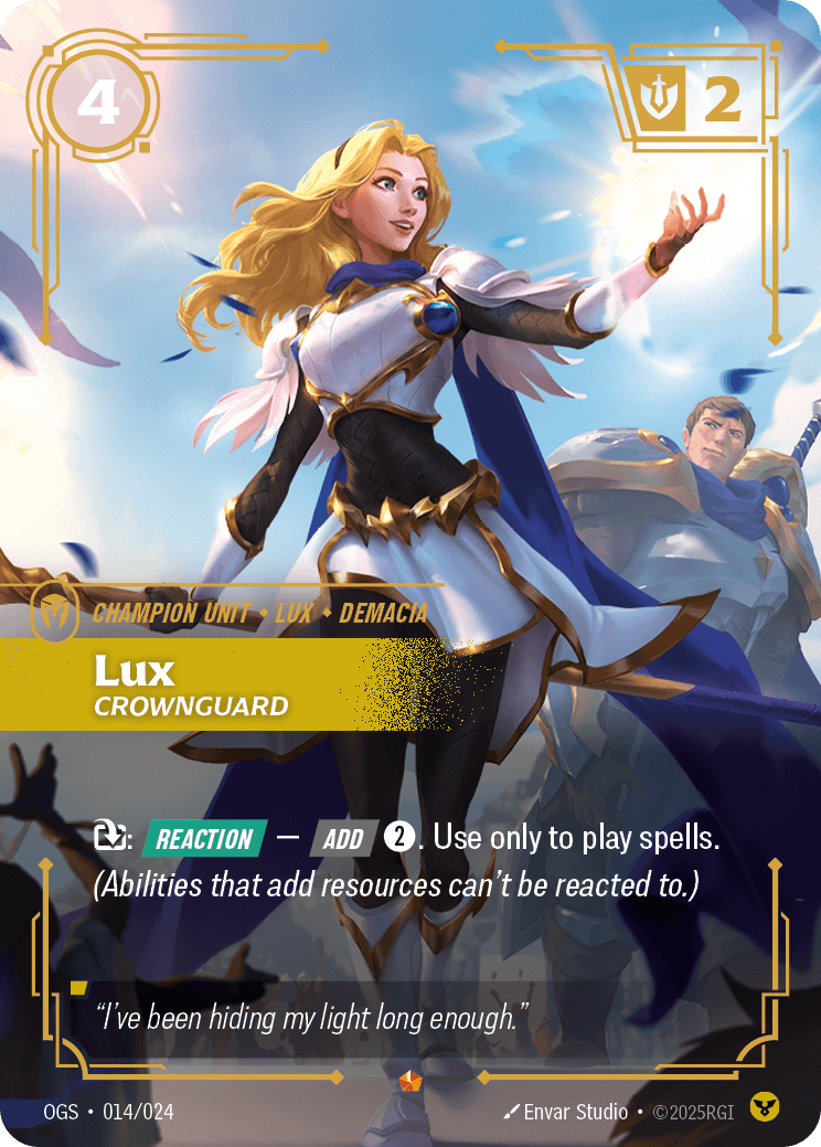 Lux, Crownguard